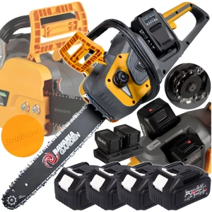 Piła Łańcuchowa Akumulatorowa PILARKA 16 CALI x4 AKU 21V 4000mAh BRUSHLESS (1)